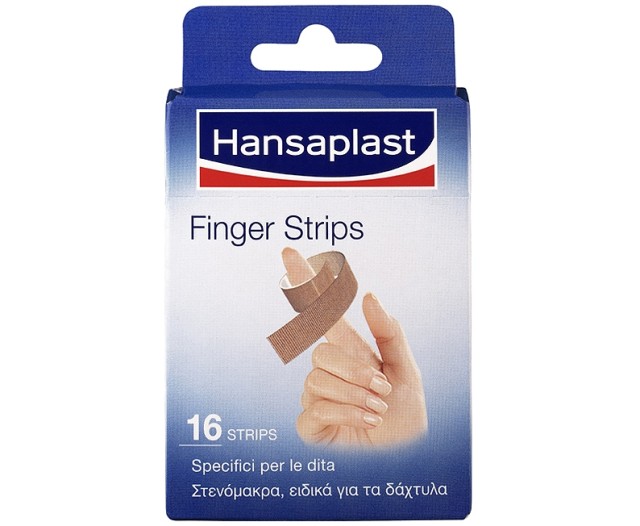 Hansaplast Finger Strips 16τεμ (1,9 x12,0 cm)