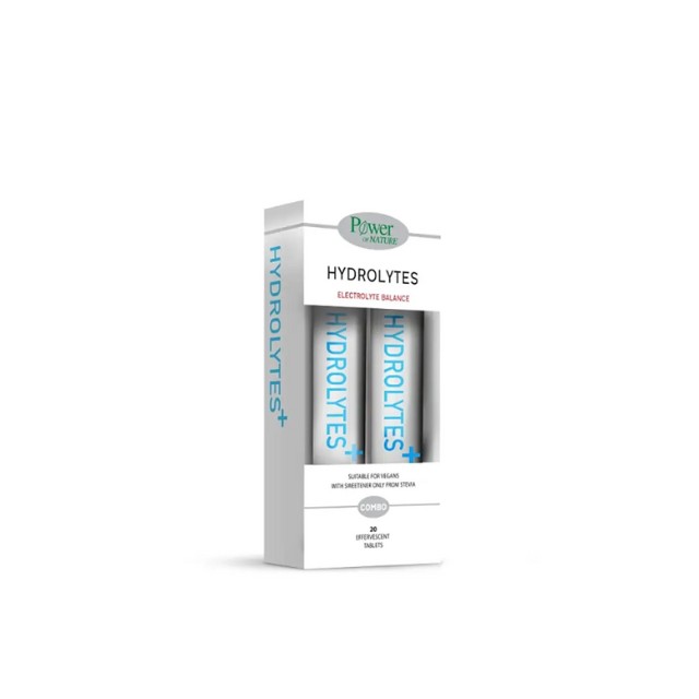 Power Health Power of Nature Hydrolytes+ Ηλεκτρολύτες για Τόνωση & Ενέργεια 2x20 Αν.Δισκία