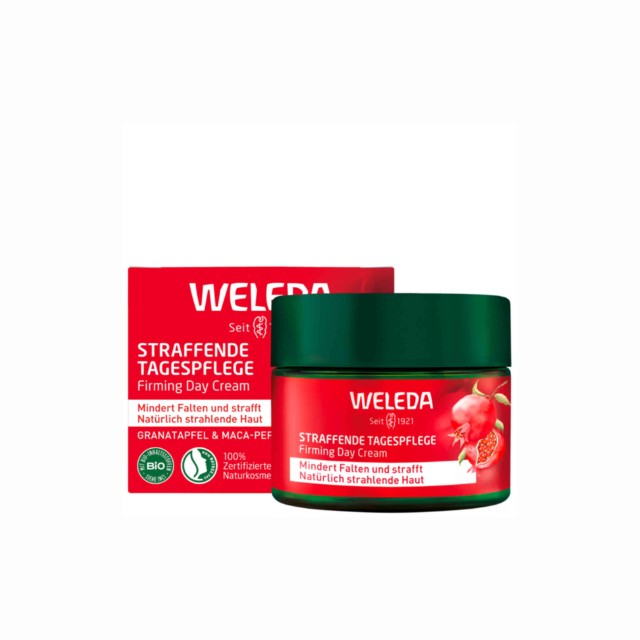 Weleda Straffende Tagespflege Συσφιγκτική  Κρέμα Ημέρας με Ρόδι & Πεπτίδια Μάκα 40ml