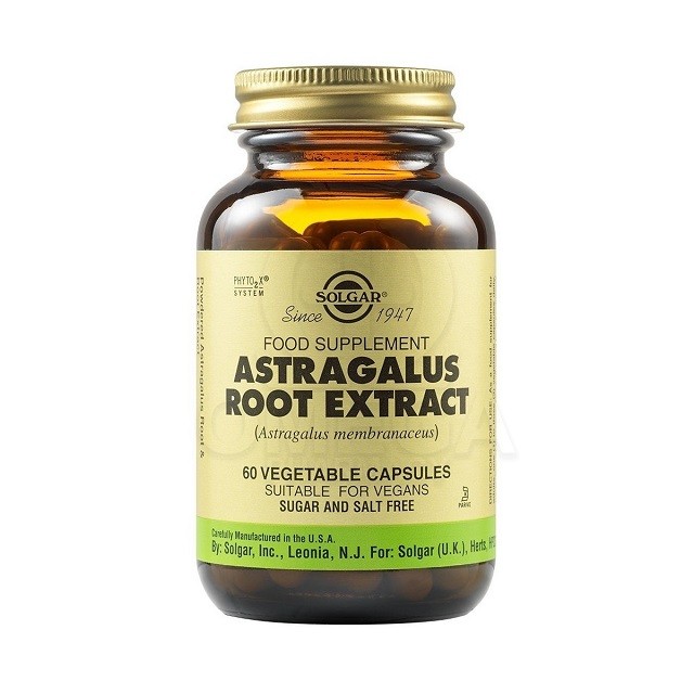 Solgar Astragalus Root Extract Συμπλήρωμα Διατροφής Για Θωράκιση Ανοσοποιητικού, 60 Κάψουλες