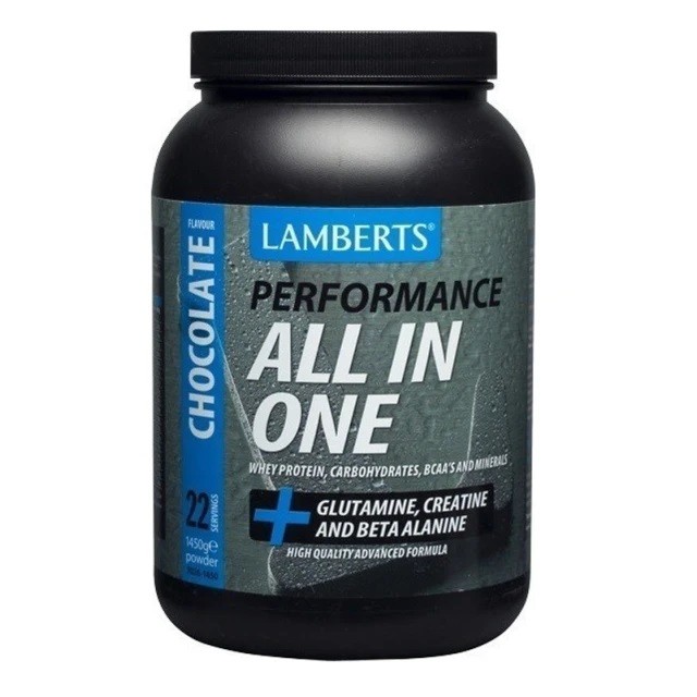 Lamberts Performance All-in-One Whey Protein (Creatine & Beta Alanine) Συμπλήρωμα Διατροφής Με Γεύση Σοκολάτα (7026-1450) 1450gr