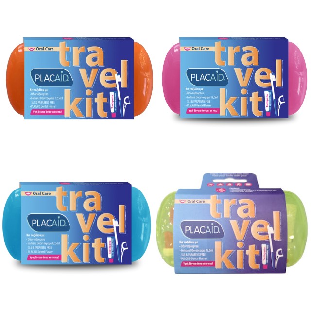 PlacAid Travel Πακετο Οδοντόβουρτσα 1τμχ & Forhans Οδοντόκρεμα 12,5ml & Flosser Οδοντικό Νήμα 1τμχ Τυχαίας Επιλογής