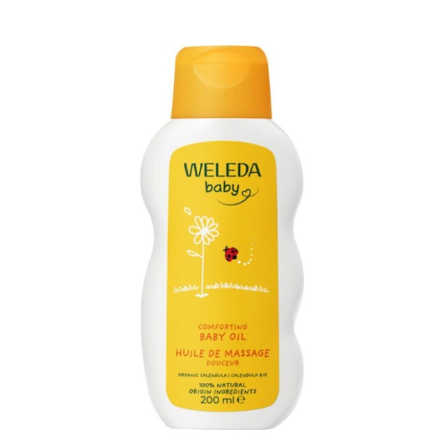 Weleda Baby Calendula Oil Λάδι Σώματος με Καλέντουλα για Ενυδάτωση 200ml