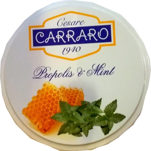 Carraro Propolis & Mint Καραμέλες για το Λαιμό με Πρόπολη & Μέντα, 40gr