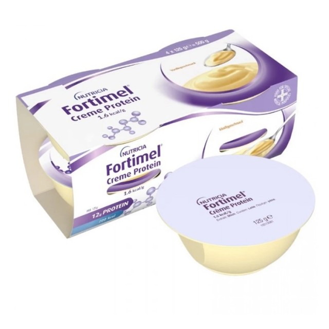 Nutricia Fortimel Cream Protein 1.6Kcal με Γεύση Βανίλια 4x125gr