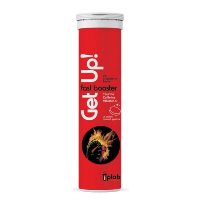 Uplab GetUp Fast Booster για Άμεση Ενέργεια & Τόνωση 20 Αναβράζοντα Δισκία