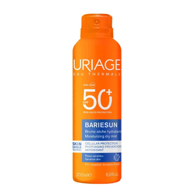 Uriage Bariesun Moisturizing Dry Mist Spray SPF50+ Αντιηλιακό Σπρέι Προσώπου & Σώματος 200ml