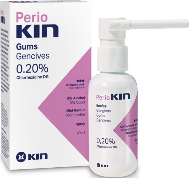 KIN PerioKin Spray, Σπρέι για Περιοδοντική & γύρω από Εμφυτεύματα Χρήση, 40 ml