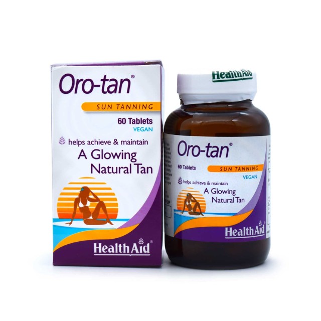 Health Aid Oro-tan για Λαμπερό & Φυσικό Μαύρισμα 60 Ταμπλέτες