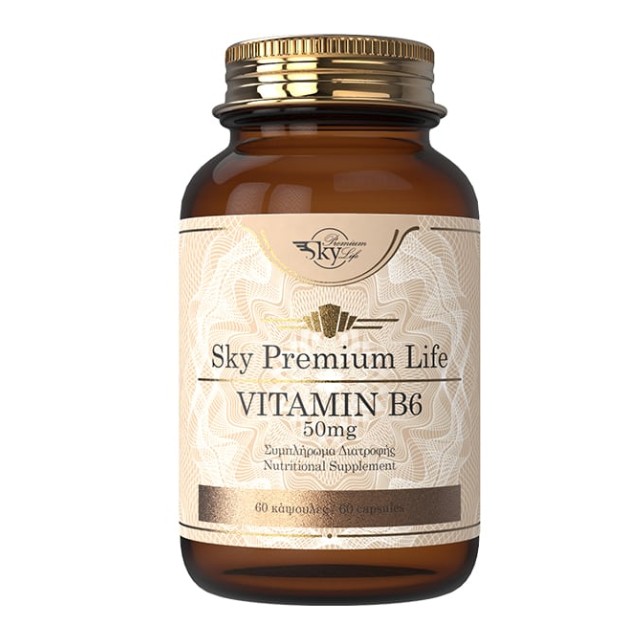 Sky Premium Life Vitamin B6 50mg 60 Κάψουλες