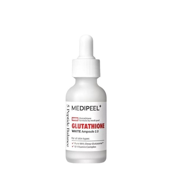 Medipeel+ Glutathione White Ampoule 2.0 Αμπούλα για Πανάδες & Κηλίδες 30ml