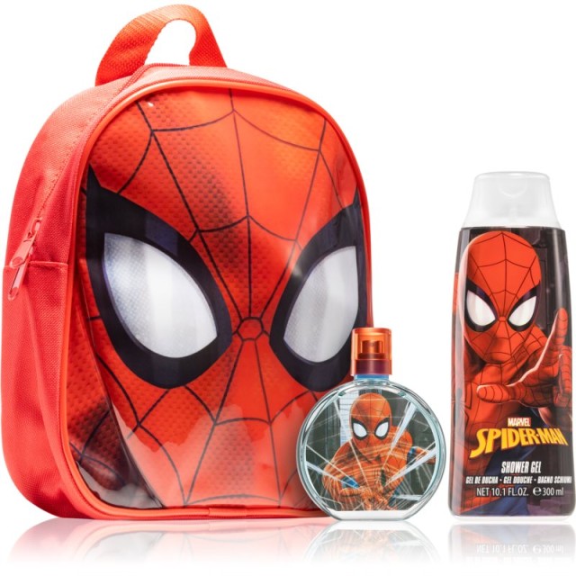 AIR-VAL Spiderman Promo Σακίδιο Πλάτης & Shower Gel Αφρόλουτρο 300ml & Eau De Toilette 50ml