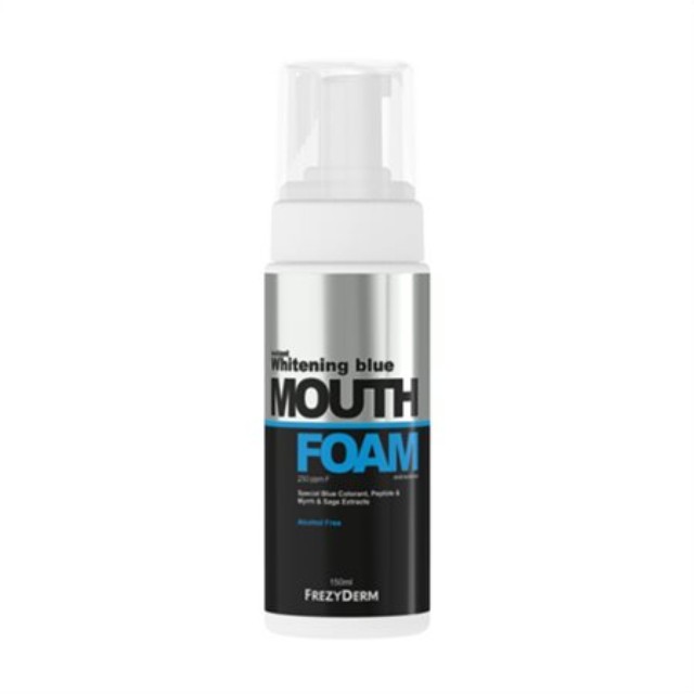 Frezyderm Instant Whitening Blue Mouthfoam Στοματικός Αφρός Άμεσης Λεύκανσης 150ml