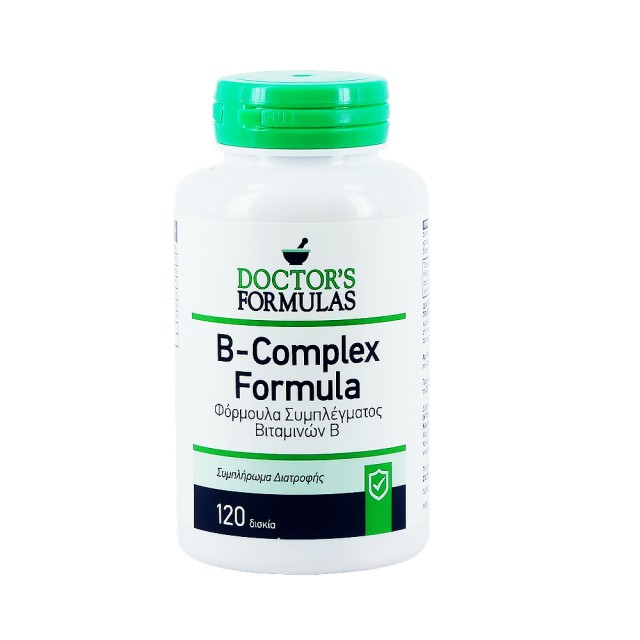 DOCTORS FORMULAS Vitamin B Compex Φόρμουλα Συμπλέγματος Βιταμινών B, 120 caps