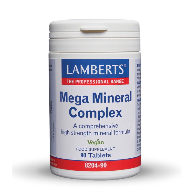 Lamberts Mega Mineral Complex Σύμπλεγμα Μετάλλων 90 Ταμπλέτες 8204-90