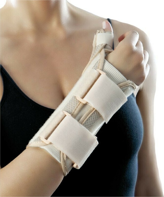 ANATOMICHELP Wrist & Thumb Narthex Air Mesh Νάρθηκας Καρπού & Αντίχειρα (Δεξί Χέρι) Medium Χρώμα Μπεζ 0516, 1τμχ