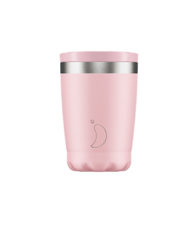 CHILLYS Ποτήρι Θερμός Ανοξείδωτο Ροζ All Pastel Pink, 340ml