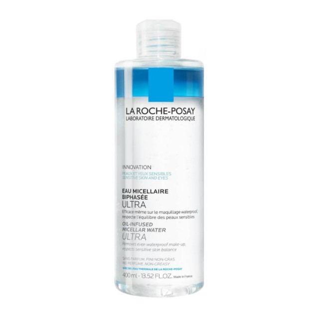 La Roche Posay Ultra Micellar Water Oil-Infused,Διφασικό Νερό Καθαρισμού, 400ml