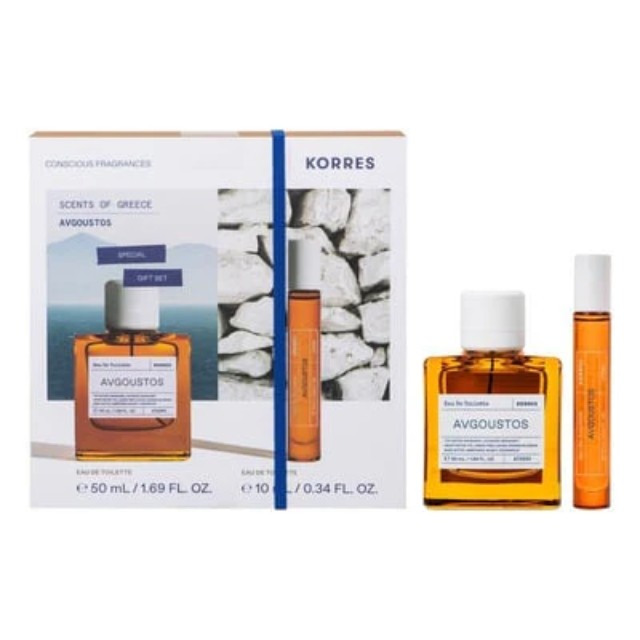 Korres Πακέτο Avgoustos Eau De Toilette 50ml & Eau De Toilette 10ml