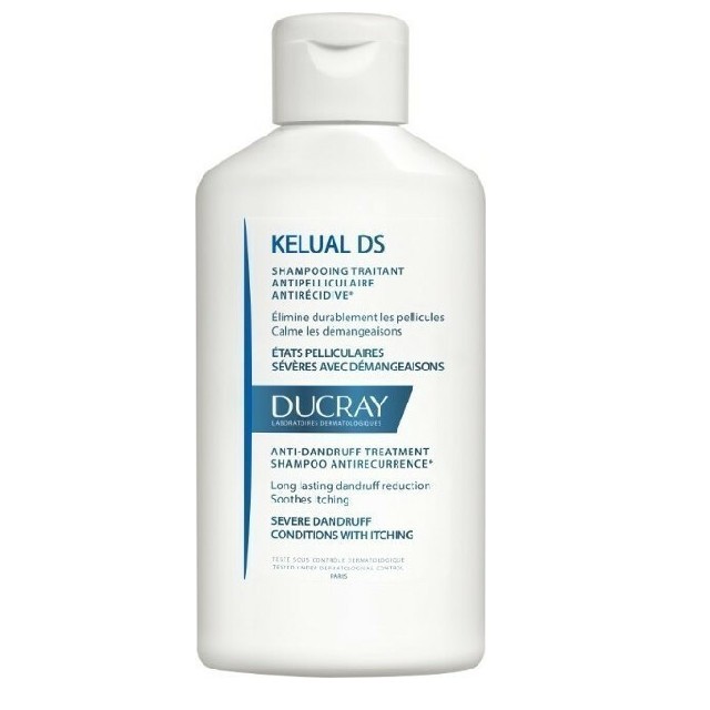 DUCRAY Kelual DS Treatment Shampoo Σαμπουάν Αγωγής για Έντονες Απολεπιστικές Καταστάσεις κατά της Πιτυρίδας, 100ml