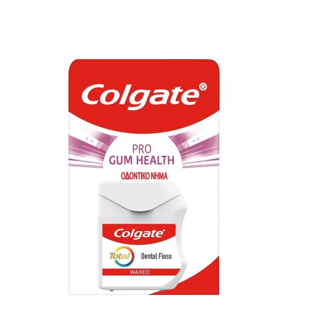 Colgate Pro Gum Health Dental Floss Οδοντικό Νήμα Κερωμένο 50m