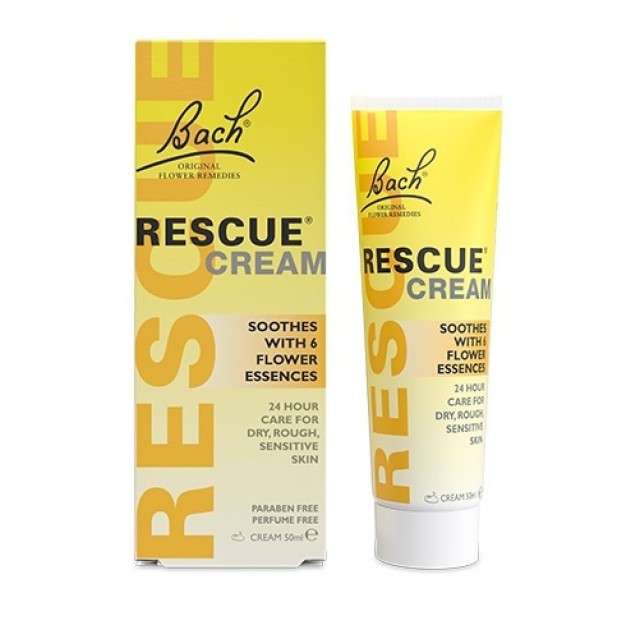 POWER HEALTH Bach Rescue Cream, Κρέμα για το σκασμένο ή ερεθισμένο δέρμα 50ml