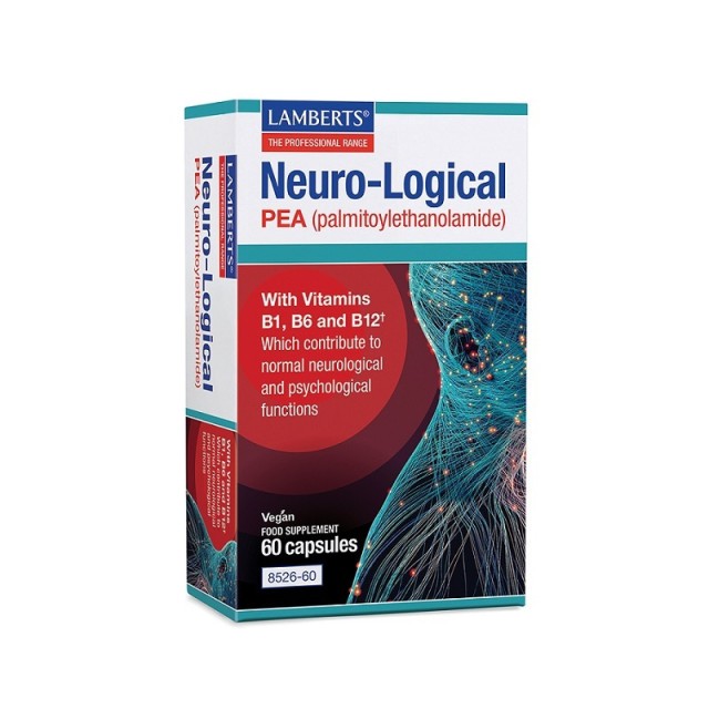 Lamberts Neuro-Logical Pea Συμπλήρωμα Διατροφής Για Την Φυσιολογική Λειτουργία Του Νευρικού Συστήματος (8526-60), 60 Κάψουλες