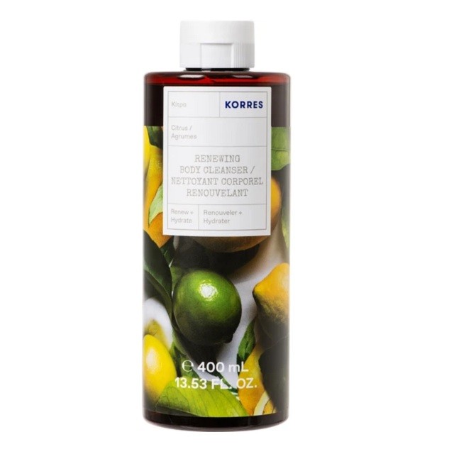 Korres Renewing Body Cleanser Citrus Αφρόλουτρο Με Άρωμα Eσπεριδοειδών, 400ml
