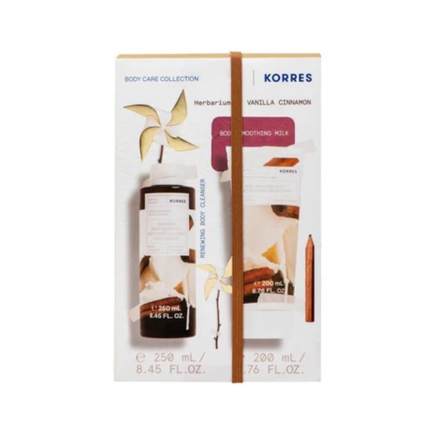 Korres Herbarium of Vanilla Cinnamon Πακέτο με Αφρόλουτρο 250ml & Γαλάκτωμα Σώματος 200ml