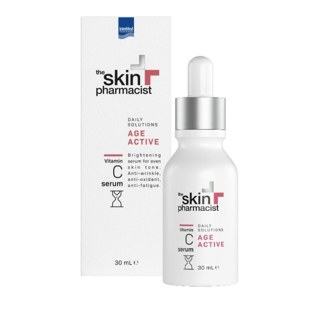 Intermed The Skin Pharmacist Αντιρυτιδικός Ορός Προσώπου, Αge Active Vitamin C Serum, 30ml