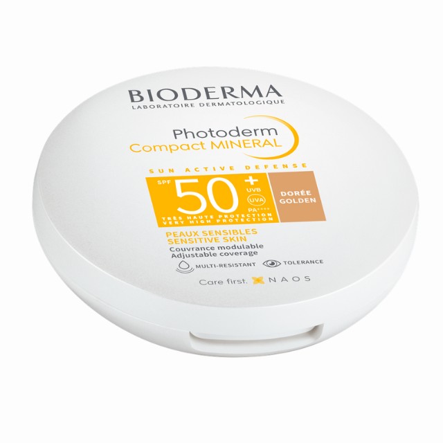 Bioderma Photoderm Compact Mineral Doree SPF50+ Αντηλιακό Προσώπου σε Μορφή Πούδρας 10g