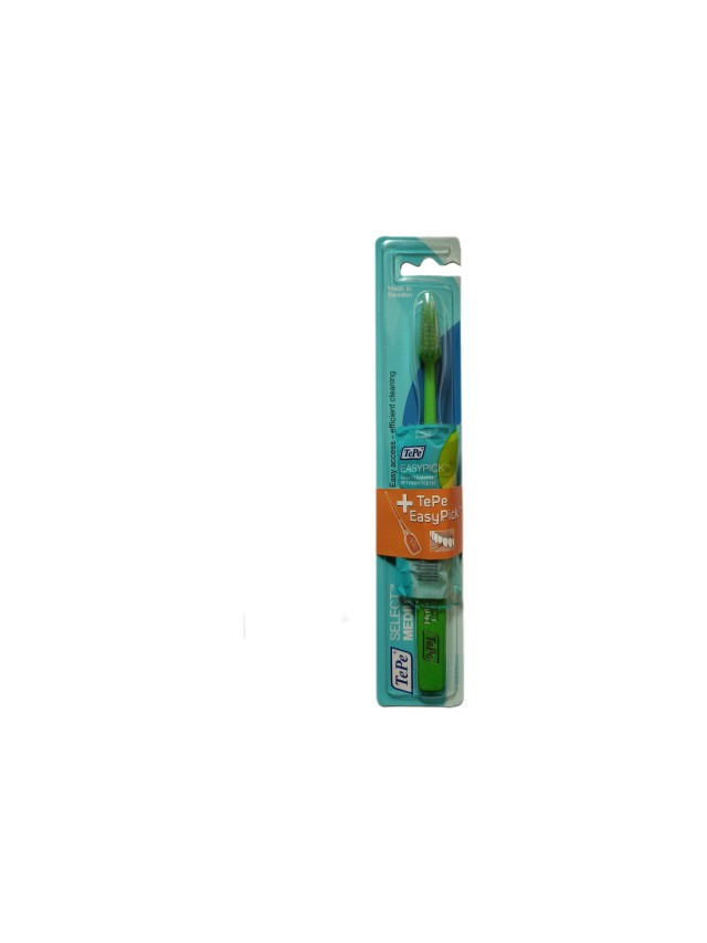 TEPE Select & Easy Pick Medium Toothbrush 1τμχ & Δώρο Easy Pick 2τμχ