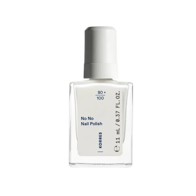 Korres No No Nail Polish 01 Pure White 11ml
