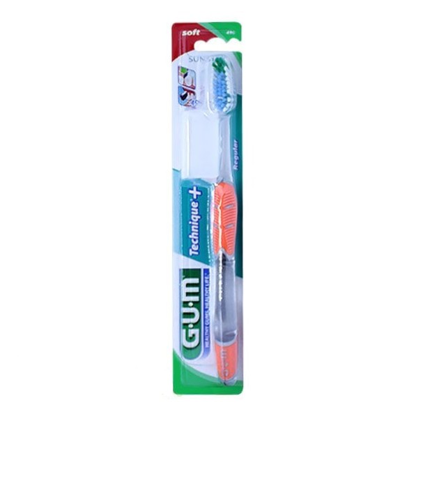 Gum Technique+ Regular 490 Soft Οδοντόβουρτσα 1τμχ