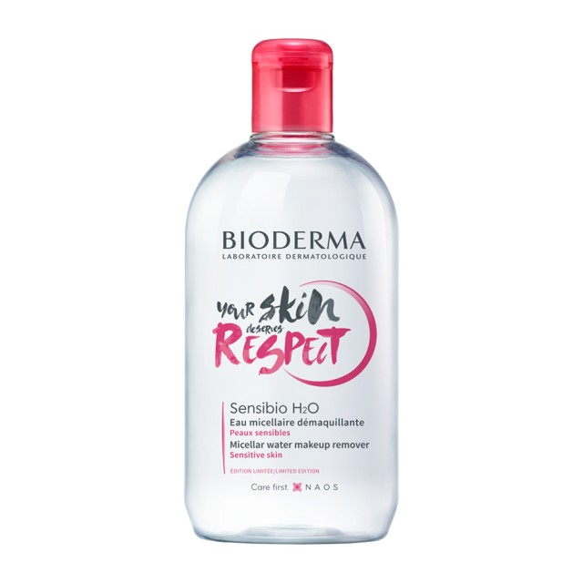 BIODERMA  Sensibio H2O, Your Skin Deserves Respect Limited Edition 500ml