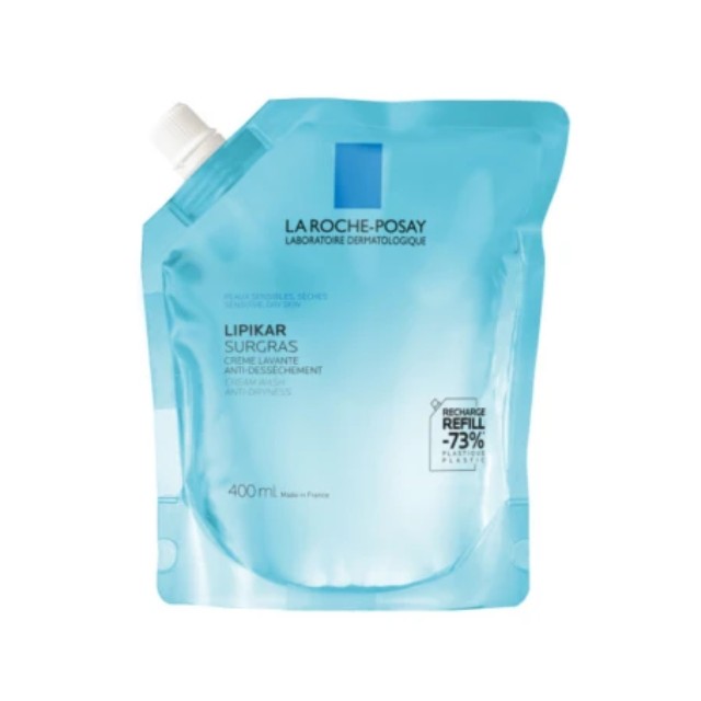 La Roche Posay Lipikar Surgras Refill Υγρό Καθαρισμού για Πρόσωπο & Σώμα 400ml