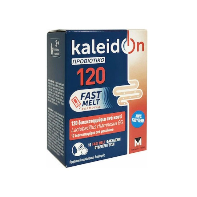 MENARINI Kaleidon 120 Fast Melt, Προβϊοτικό για την Εύρυθμη Λειτουργία του Εντέρου  10τμχ
