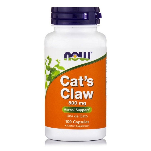 Now Foods Cats Claw 500mg Συμπλήρωμα Διατροφής Για Την Αντιμετώπιση Των Αλλεργιών & Των Μολύνσεων, 100 Κάψουλες
