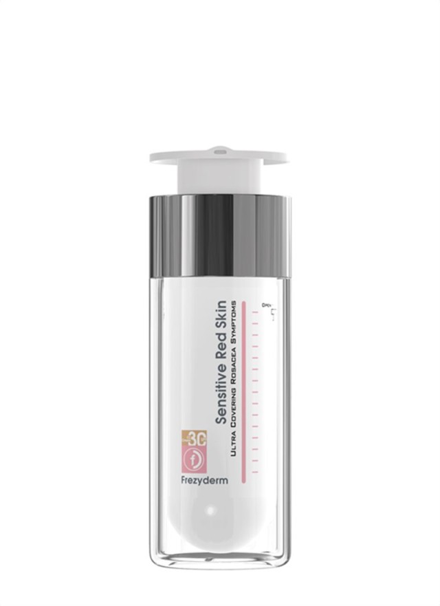 Frezyderm Sensitive Red Skin Tinted Cream SPF30+, Κρέμα Προσώπου με Χρώμα & Αντιηλιακή Προστασία για Επιδερμίδες με Ροδόχρου Νόσο, Ευαίσθητες ή Αντιδραστικές, 30ml