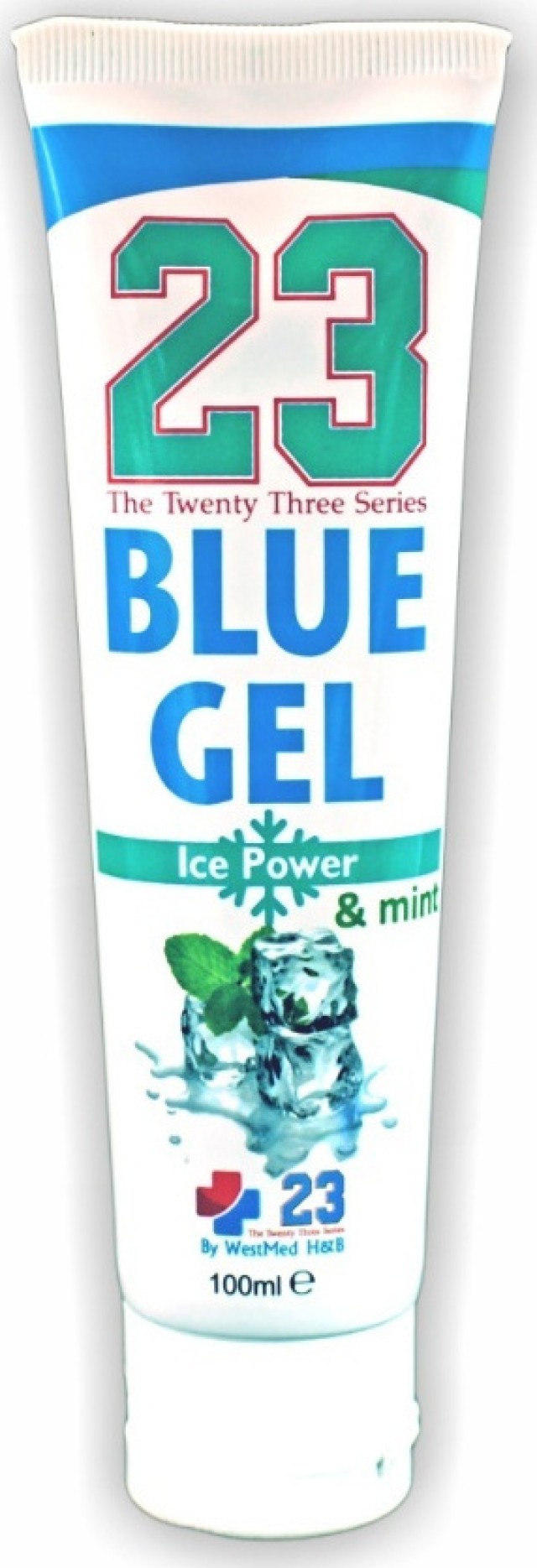 WESTMED 23 Blue Gel Αναλγητικό Αρθρώσεων Κρυοθεραπείας Ice Power & Mint, 100ml