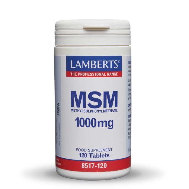 Lamberts MSM 1000mg 120 Ταμπλέτες 8517-120