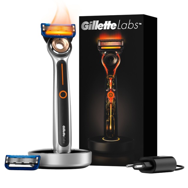 Gillette Labs Heated Razor Επαναφορτιζόμενη Θερμαινόμενη Ξυριστική Μηχανή 5 Λεπίδων, 1τεμ