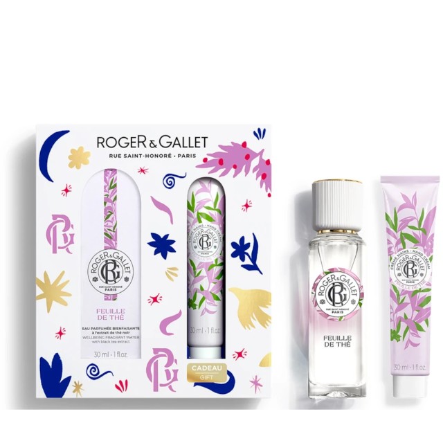 Roger & Gallet Πακέτο Feuille De The Wellbeing Fragrant Water 30ml & Δώρο Hand Cream 30ml