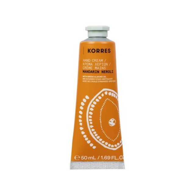 Korres Hand Cream Mandarin Neroli Ενυδατική Κρέμα Χεριών 50ml