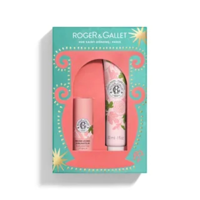 Roger & Gallet Πακέτο Fleur De Figuier Lip Balm 3.5g & Hand Cream 30ml