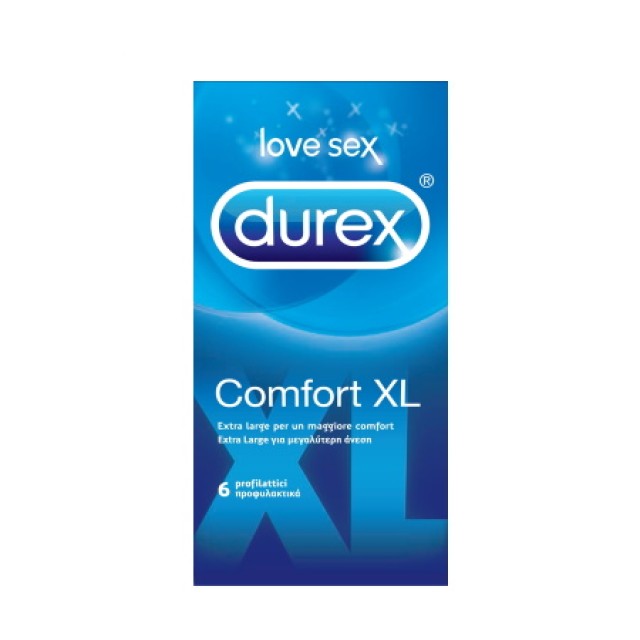 DUREX Comfort XL - Προφυλακτικά - 6τεμ.