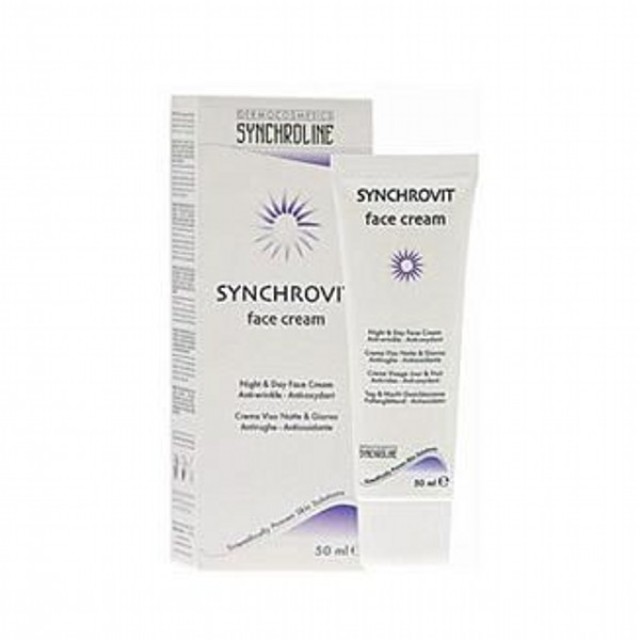 SYNCHROLINE Synchrovit Face Cream Κρέμα Προσώπου Με Ειδική Αντιρυτιδική Σύνθεση Για Την Πρόληψη & Καταπολέμηση Των Ρυτίδων, 50ml