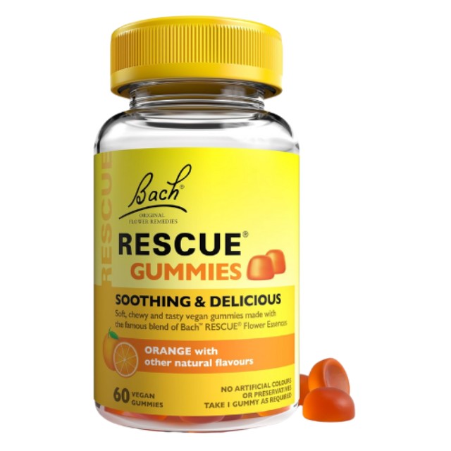 Power Health Bach Rescue Stress Gummies με Γεύση Πορτοκάλι 60 Φυτικά Ζελεδάκια
