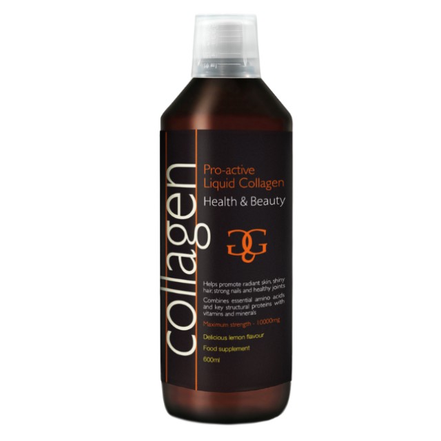 Collagen Pro-Active Liquid Lemon Πόσιμο Κολλαγόνο με Γεύση Λεμόνι 600ml