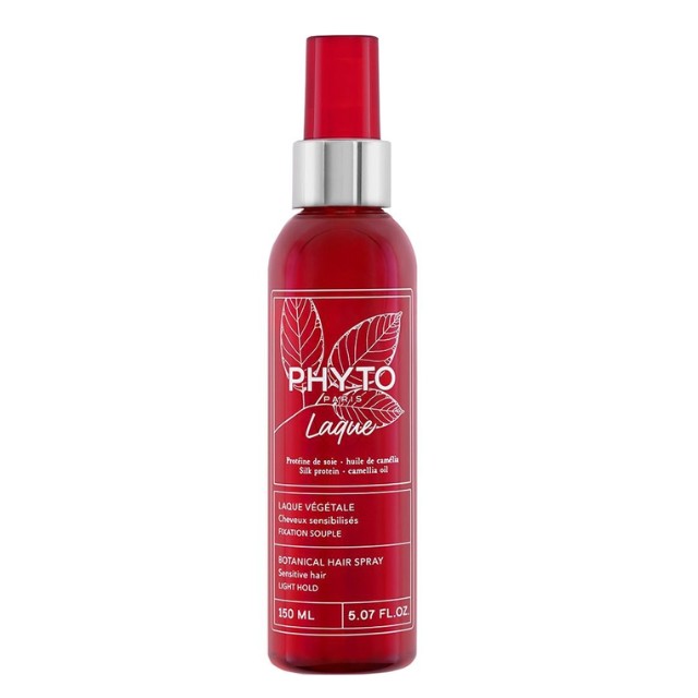 Phyto Laque Botanical Hair Spray Light Hold Sensitive Hair Φυτικό Σπρέι Μαλλιών 150ml